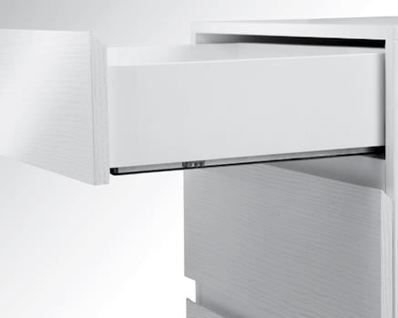 Samet Push Open 400 mm Kısmi Açılım Ray