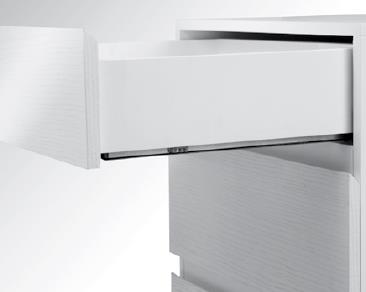 Samet Push Open 450 mm Kısmi Açılım Ray