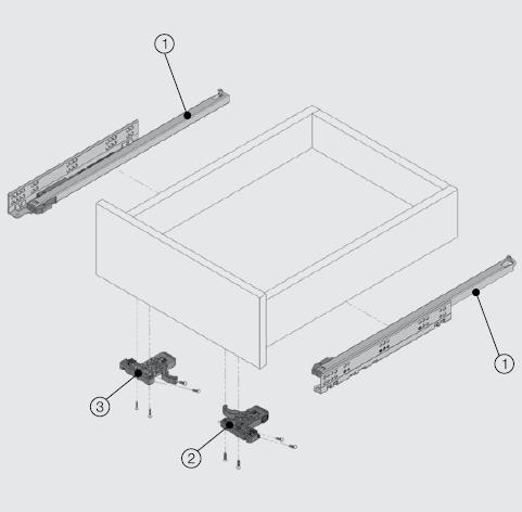 Samet Smart Slide 550 mm Kısmi Açılım Ray Oil MND