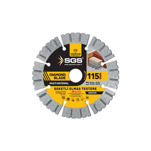 SGSSGS Soketli Elmas Testere Multi 115 mm