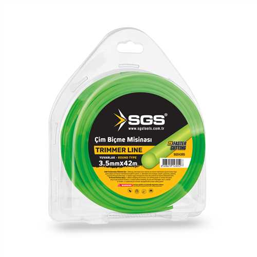SGSSGS Tırpan Misinası 3.5 mm Yeşil 42 Mt