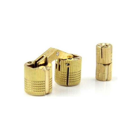 Silindir Masa Menteşesi  12 mm Pirinç 1PK:2AD.