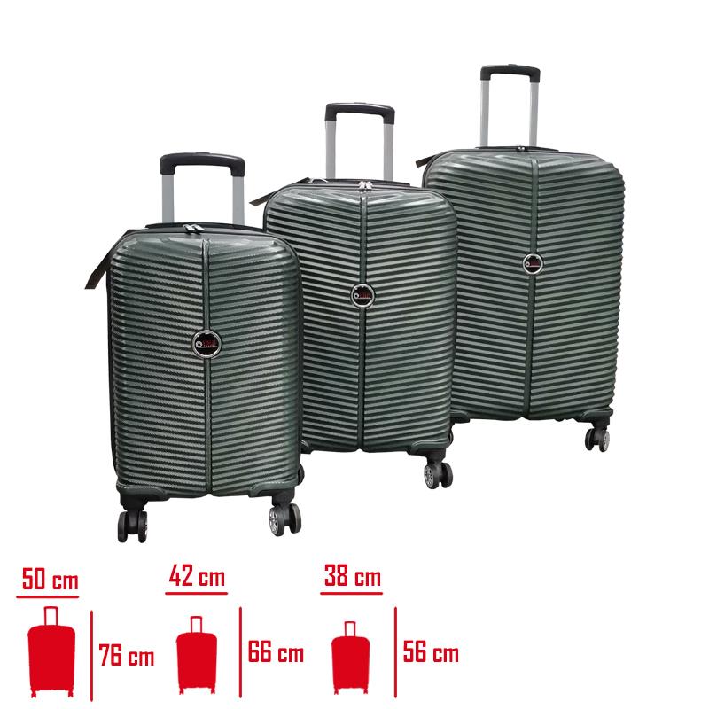 Sisus Travel Büyük Valiz Yeşil