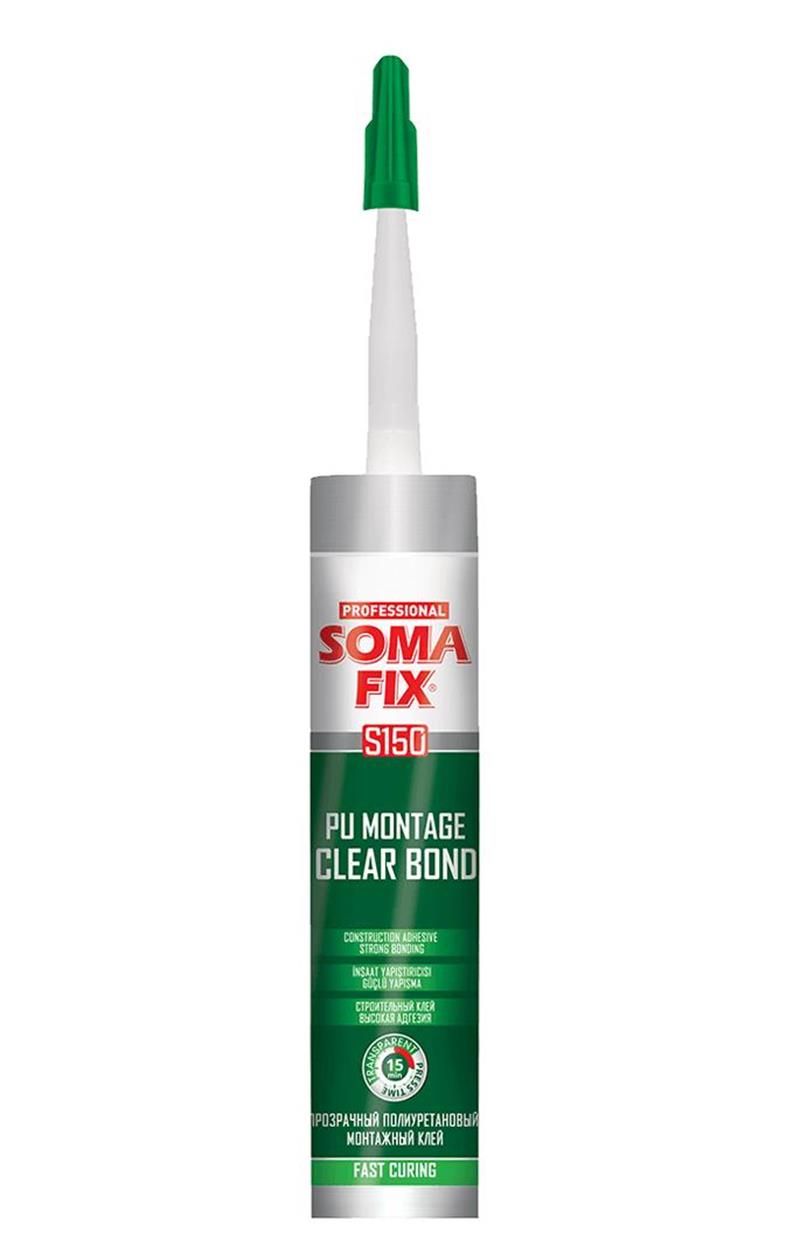 SOMAFİXSomafix Montaj Yapıştırıcı Sıvı Çivi Şeffaf 400gr
