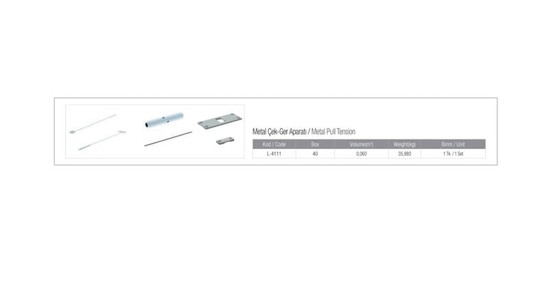 LUCİDOStarax Lucido Metal Çek-Ger Aparatı