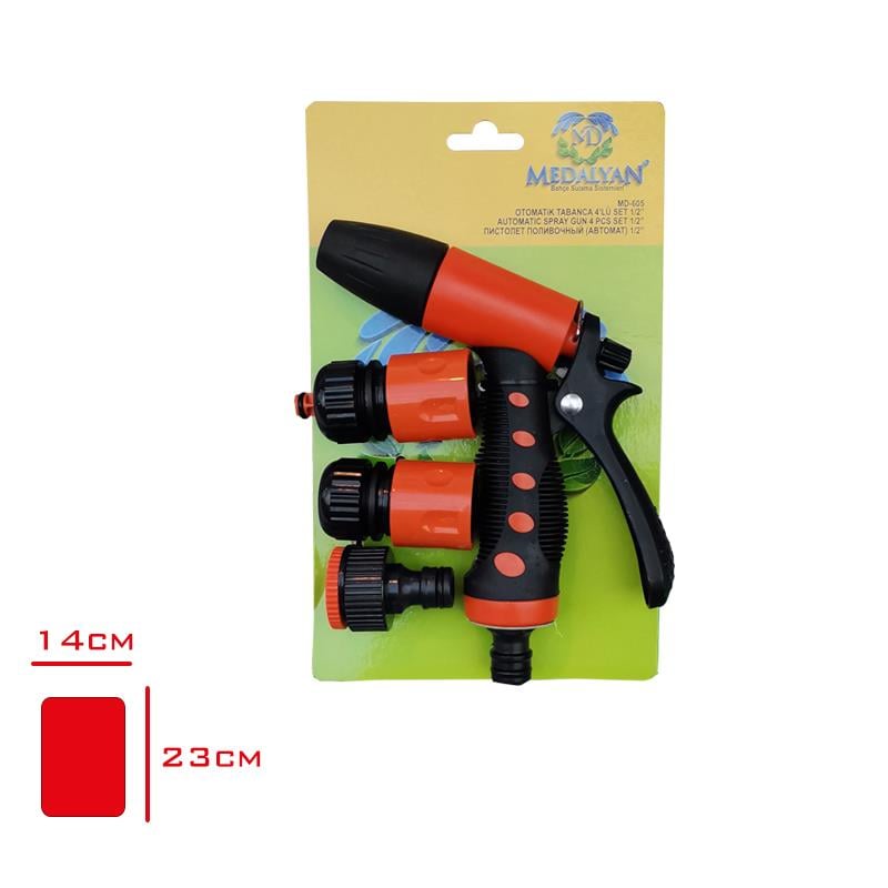 DiğerSulama Tabancası Otomatik 4 lü Set 1/2 Md-605