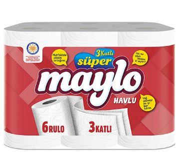 BOZASüper Maylo Kağıt Havlu 6 Rulo