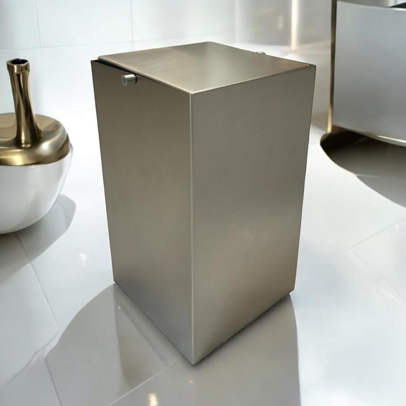 System Çöp Kovası Nikel Mat