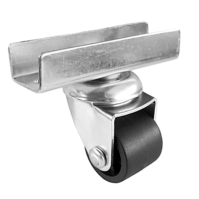 Tekerlek U Tablalı Fıçı Siyah Çap 28 mm