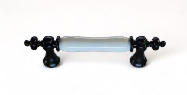 Tomurcuk Porselen Kulp 096 mm Siyah Desensiz 000