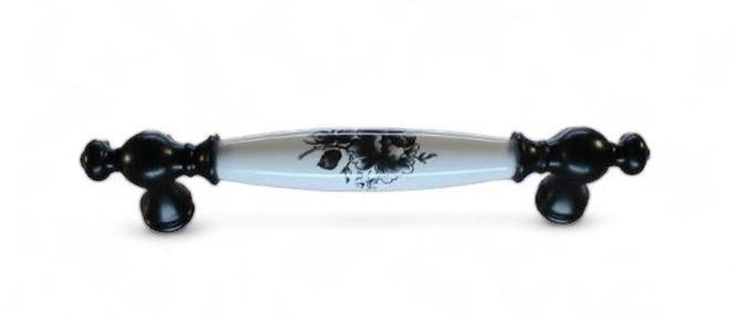 Tomurcuk Porselen Kulp 128 mm Siyah Desen 246