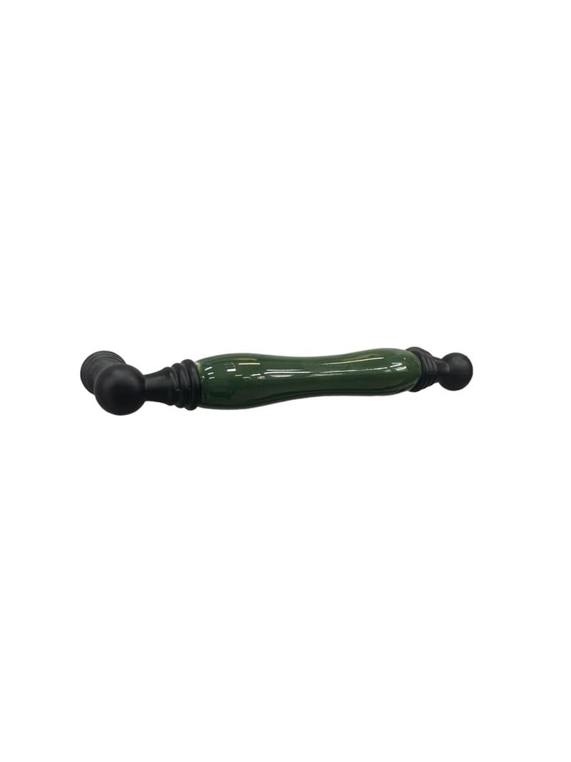 Tomurcuk Porselen Kulp 128 mm siyah desensz yeşil