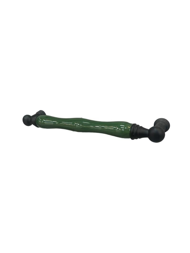 Tomurcuk Porselen Kulp 160 mm siyah desensz yeşil