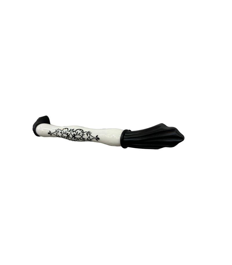 Tomurcuk Porselen Kulp 160 siyah desen 380