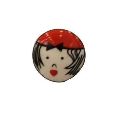 Tomurcuk Porselen Kulp Düğme 113 Emoji
