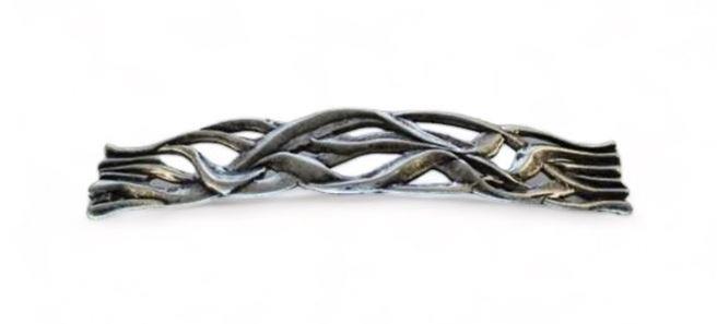 Top İmpex Kulp Sarmaşık Antik Gümüş 128 mm