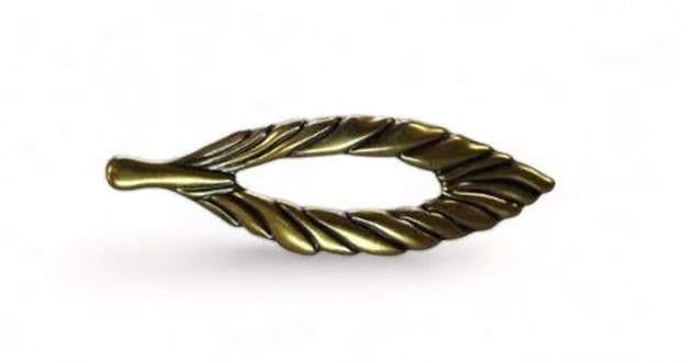 Top İmpex Kulp Yaprak Antik Bronz 96 mm