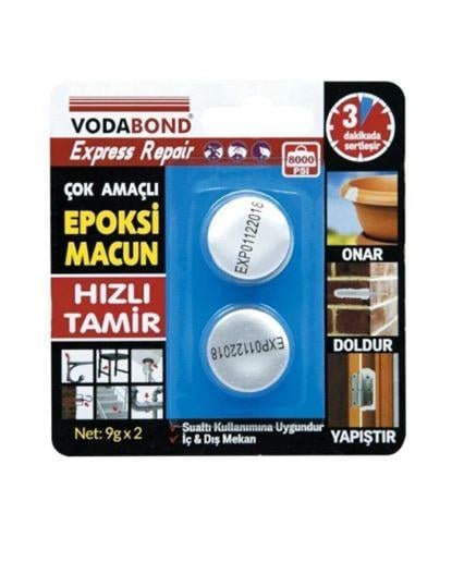 DiğerVodapol Epoksi Tamir Macunu 9 GR 2Li Set