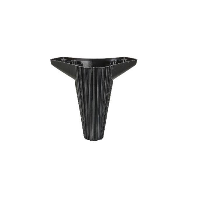 Wetra Ayak Çizgili Siyah 12 cm