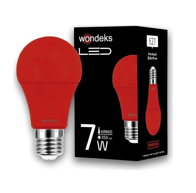 CataWondeks Kırmızı Led Ampul 7w
