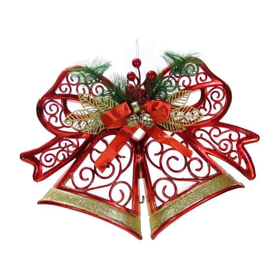 BEYAZ LALEYılbaşı Süsü Çan Kırmızı 27 cm