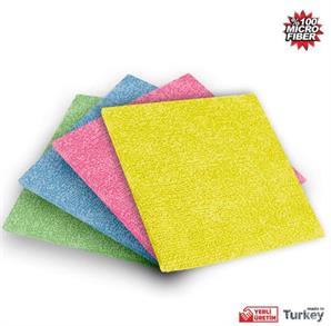 Automix 4 Lü Burmalı Mikrofiber Bez
