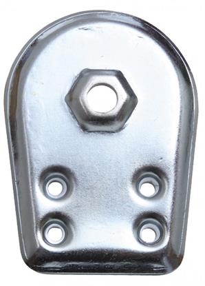 Ayak 32 mm Nal Tipi Ahşap Bağlantı 20 Cm Krom