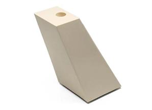 Ayak Yatay Plastik 12 cm Bej
