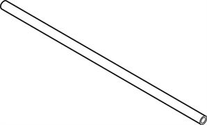 Blum Bordür Çubuğu 1094 mm,Beyaz 120 Gövde