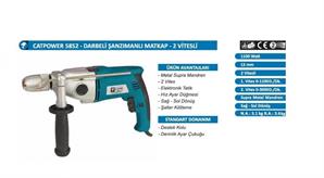 Catpower Darbeli Şansımanlı Matkap 2 Vites