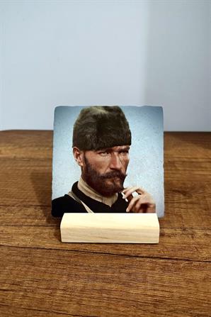 Doğal Taş Masa Dekoru Atatürk5