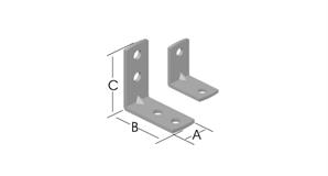Ermo 15*25*25 Yuvarlak Başlı Köşebent 90°