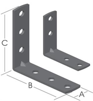 Ermo 20*25*25 Yuvarlak Başlı Köşebent 90