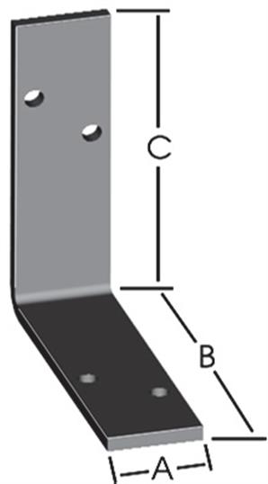 Ermo 30*75*75 Ağır Yük. Köşebent