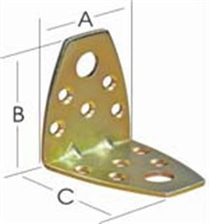 Ermo 40*50*50 Oval Köşebent