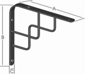 Ermo Menderes Rafaltı 15*15cm Siyah
