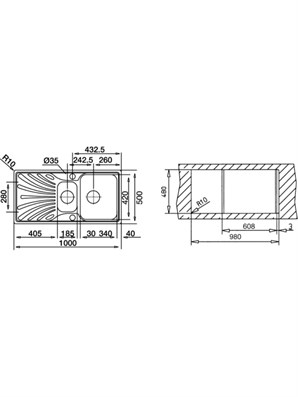 Eviye Nerissa 60 Kumandasız Sağ - Ankastre