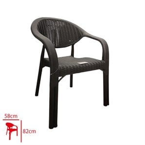 Star Yapı MarketFavory Koltuk Bamboo Pro Siyah
