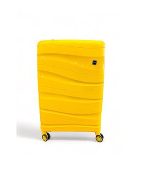 G-Max Valiz Lüks Sarı Büyük Boy