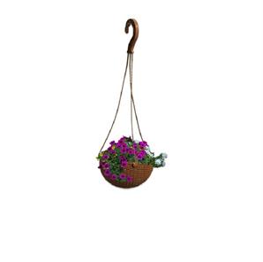 Hak Saksı Makrome Rattan Naturel Büyük