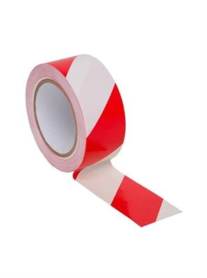 Hegi Yer Baretleme Bandı 50mm Kırmızı-Beyaz
