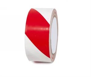 Hegi Yer Baretleme Bandı 50mm Kırmızı-Beyaz