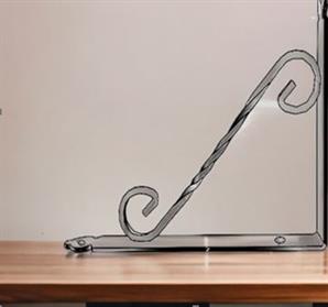 Henda Beyaz Raf Altı 15*20cm