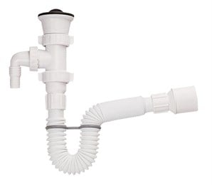 JAPARJapar 1/2 Körüklü Evye Sifonu 50mm Çam. Çıkışlı