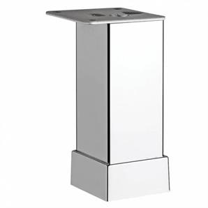 Kare Alüminyum Ayağı 40*40 20cm Krom