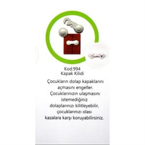 Kilit Kapak Beyaz Plastik