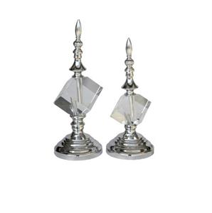 Kristal Küp Gümüş Set 2 li