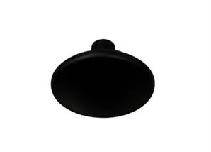 Kulp Büyük Düz Düğme Lüks Siyah