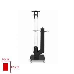 LEVA HOUSELeva Garden Pelet Soba Füze 120 cm Tekerlekli