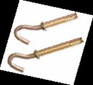 Meridyen Çelik Dübel Kancalı Kapalı Gömlekli 8 mm